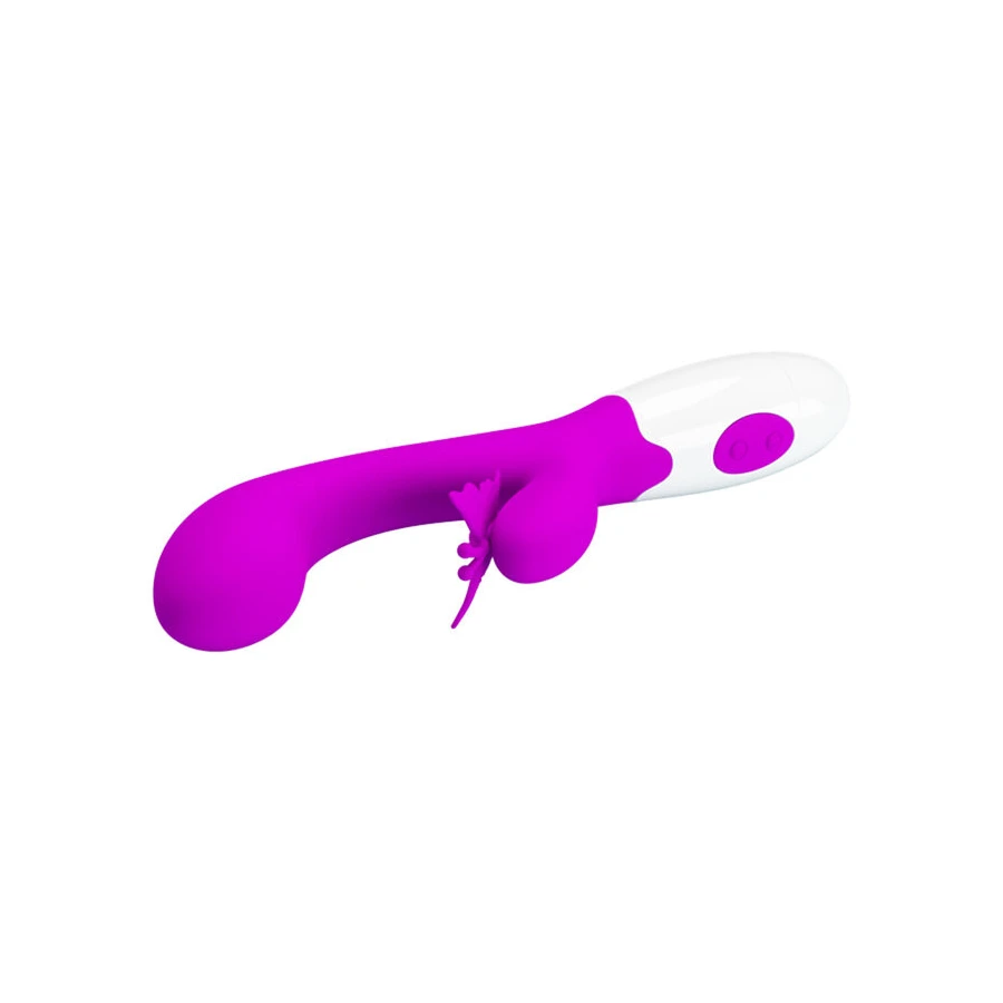 PRETTY LOVE - VIBRATEUR LAPIN VIOLET 30 FONCTIONS BAISER PAPILLON
